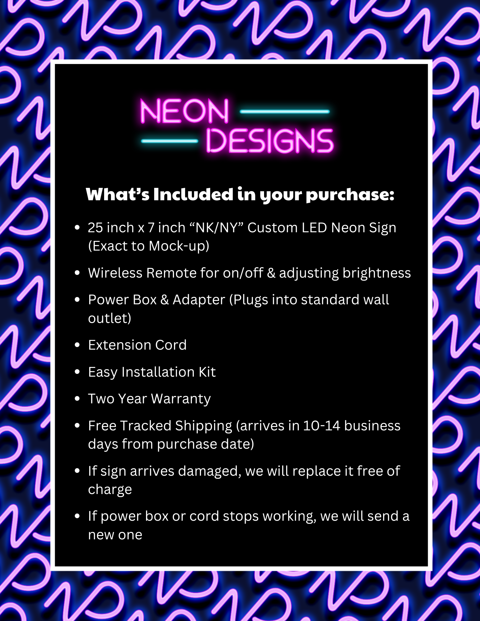 NK/NY - Premium Neon Artwork