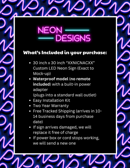 XXNICNACXX - Premium Neon Artwork