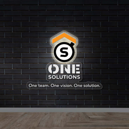 One Solutions Backlit Version - Premium Neon Artwork