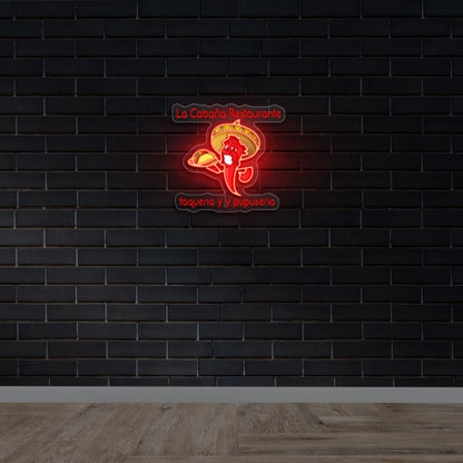 La Cabaña Restaurante - Premium Neon Artwork