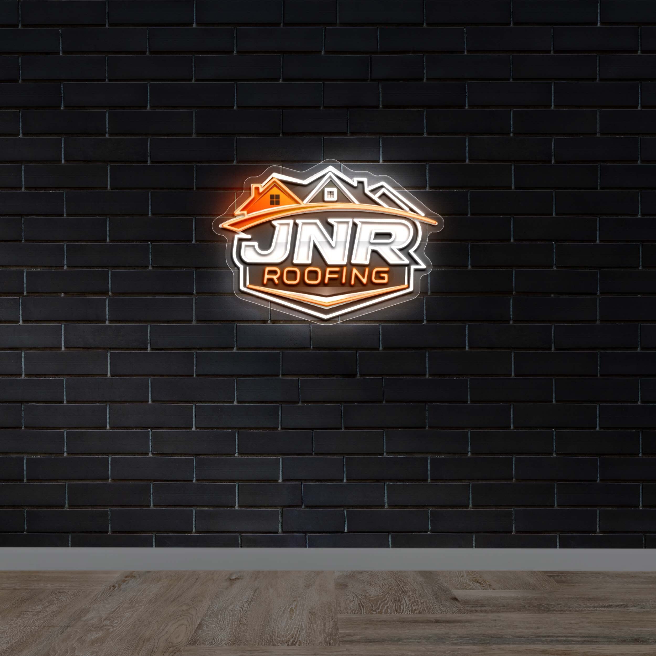 JNR Roofing - Premium Neon Artwork