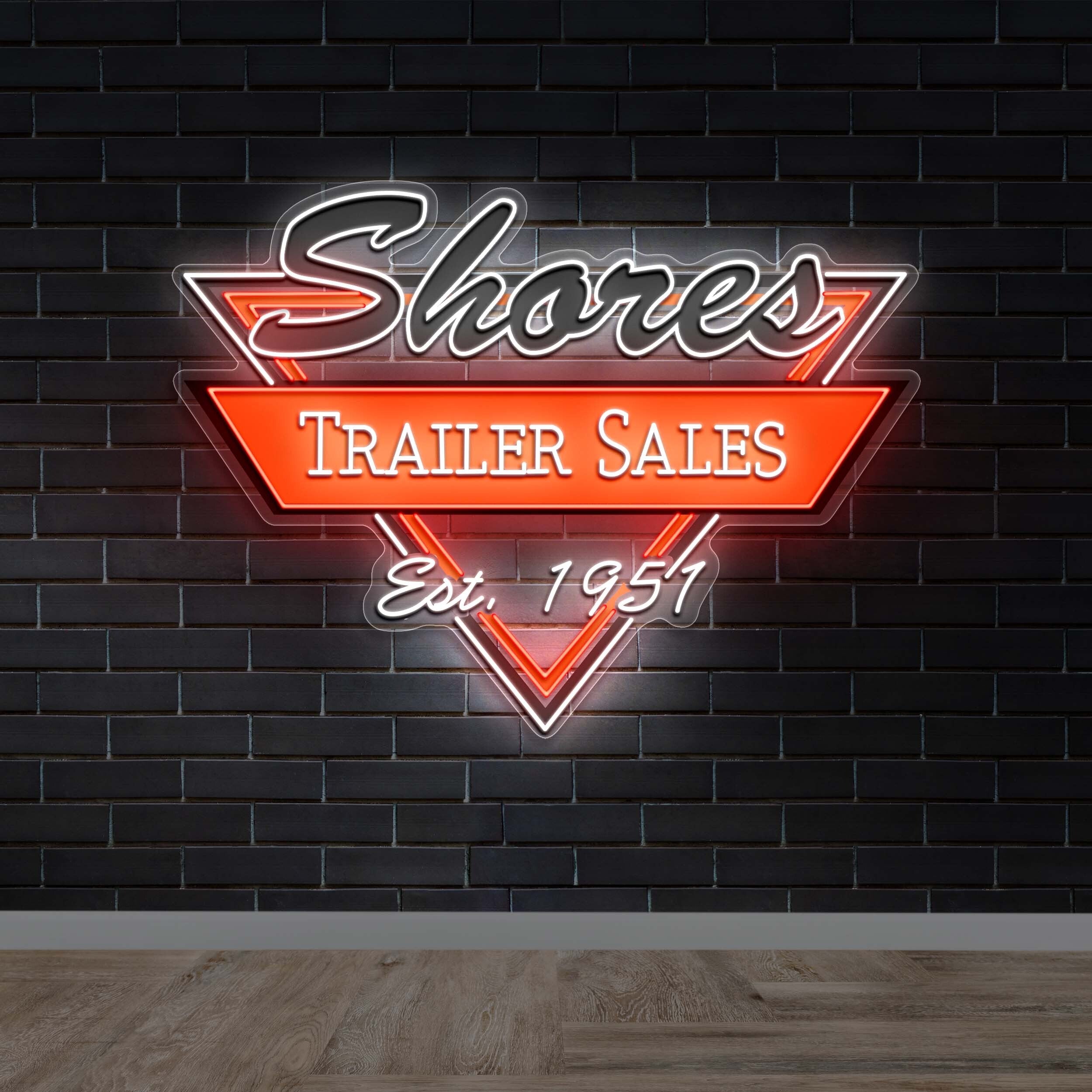 Shores Trailer Sales - Premium Neon Artwork