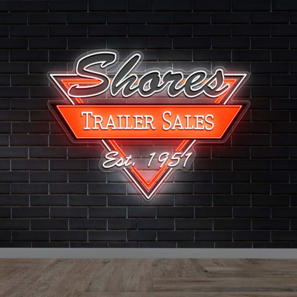 Shores Trailer Sales - Premium Neon Artwork