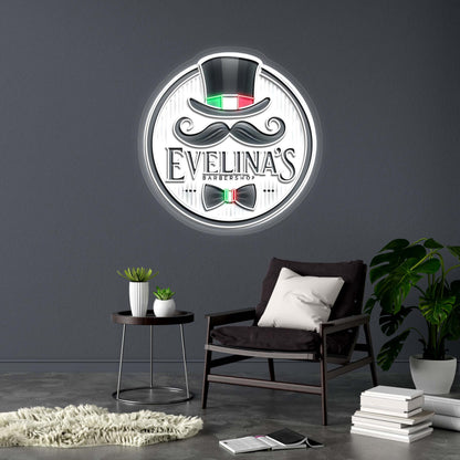 EVELINA'S BARBERSHOP - Premium Neon Artwork