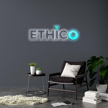 ETHICO - Premium Neon Artwork