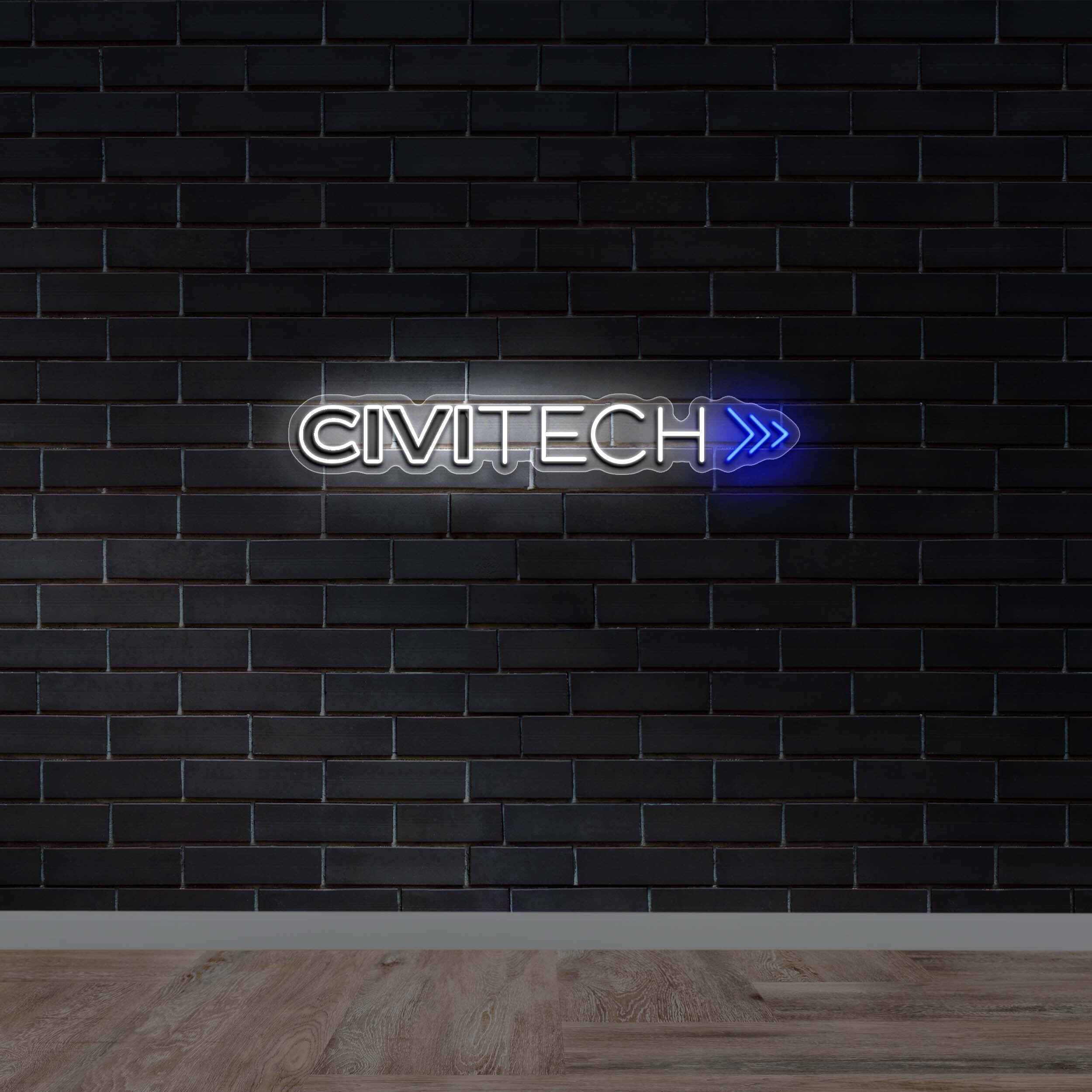 CIVI TECH - Premium Neon Artwork