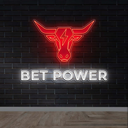 BET POWER - Premium Neon Artwork