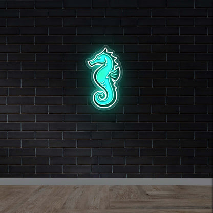 Seahorse - Premium Neon Artwork