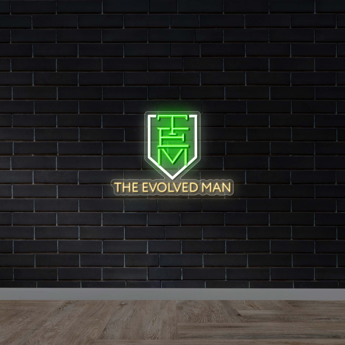 The Evolved Man - Premium Neon Artwork