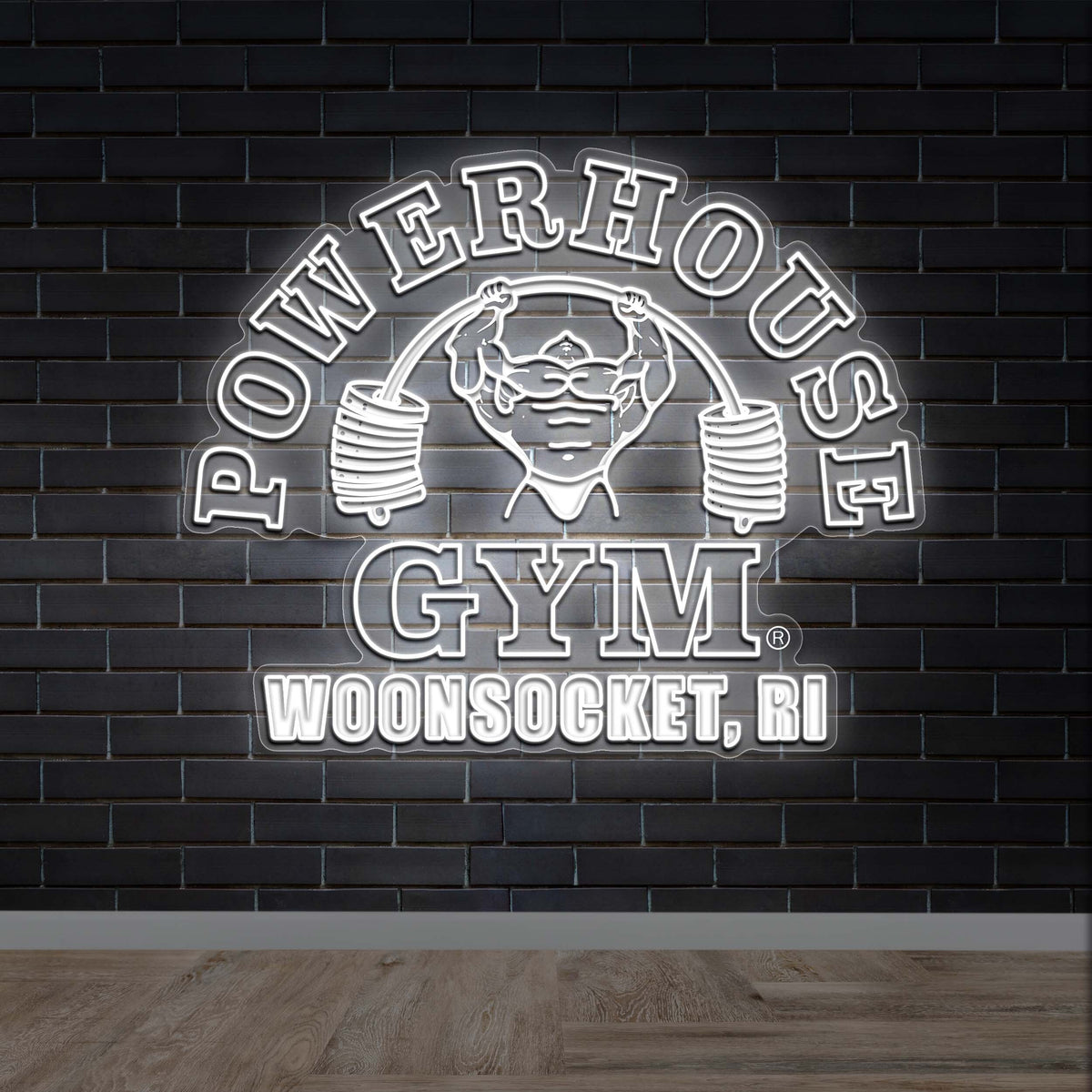 POWERHOUSE GYM - Premium Neon Artwork