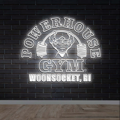 POWERHOUSE GYM - Premium Neon Artwork