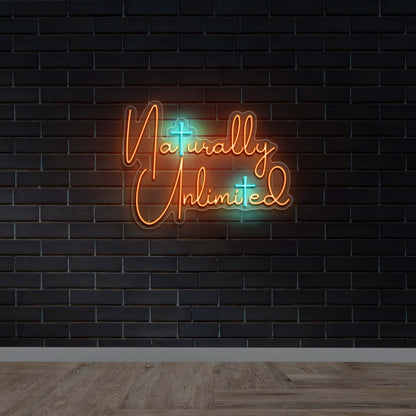 Naturally Unlimited - Premium Neon Artwork