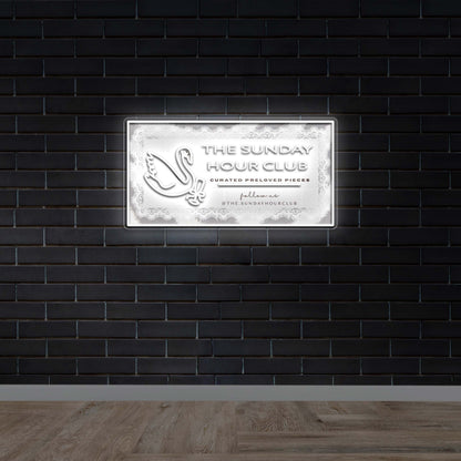The Sunday Hour Club - Premium Neon Artwork