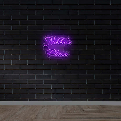 Nikki's Place - Premium Neon Artwork