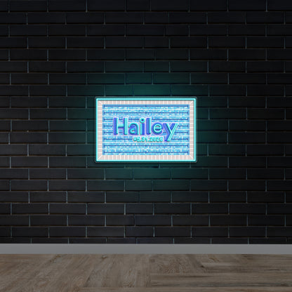 HAILEY - Premium Neon Artwork