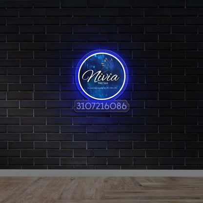 Nivia | Backlit Version - Premium Neon Artwork