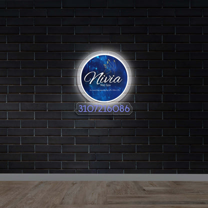 Nivia | Backlit Version - Premium Neon Artwork