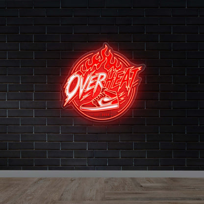OVERHEAT - Premium Neon Artwork