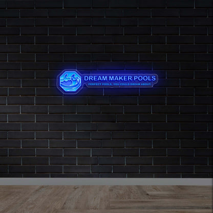 Dream Maker Pools - Premium Neon Artwork