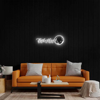 Rock Head - Premium Neon Artwork