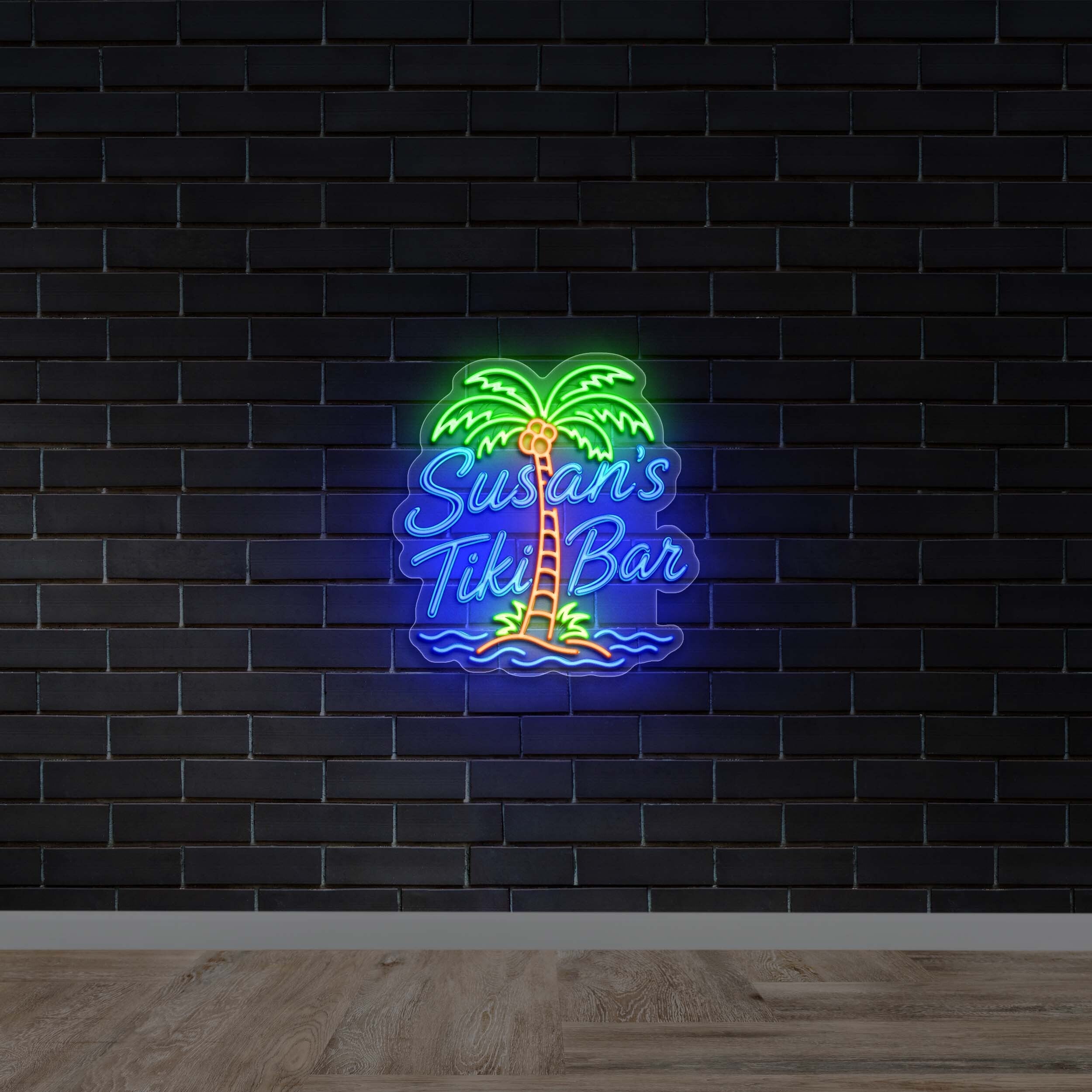 Susan's Tiki Bar - Premium Neon Artwork