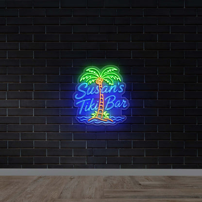 Susan's Tiki Bar - Premium Neon Artwork