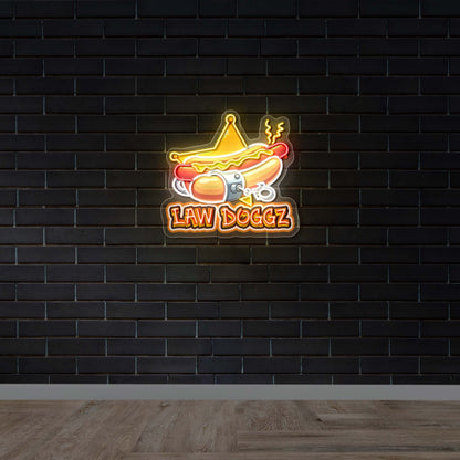 LAW DOGGZ - Premium Neon Artwork