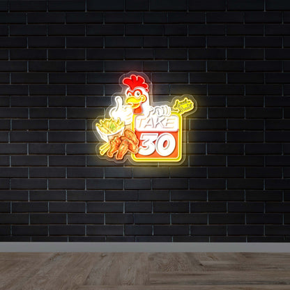 Take 30 - Premium Neon Artwork