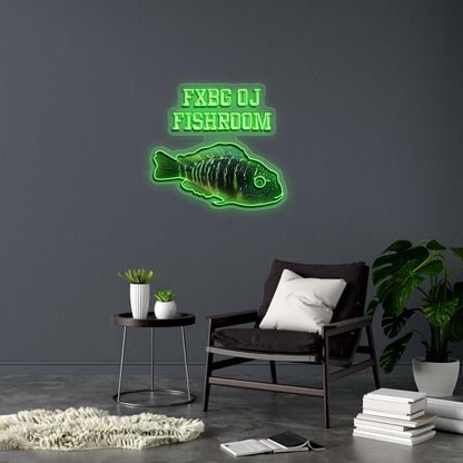 FXBG OJ FISHROOM - Premium Neon Artwork