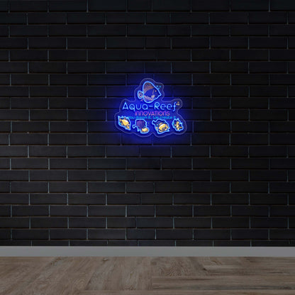 AQUA REEF - Premium Neon Artwork