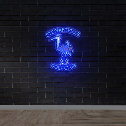 Stewartville Golf Club - Premium Neon Artwork