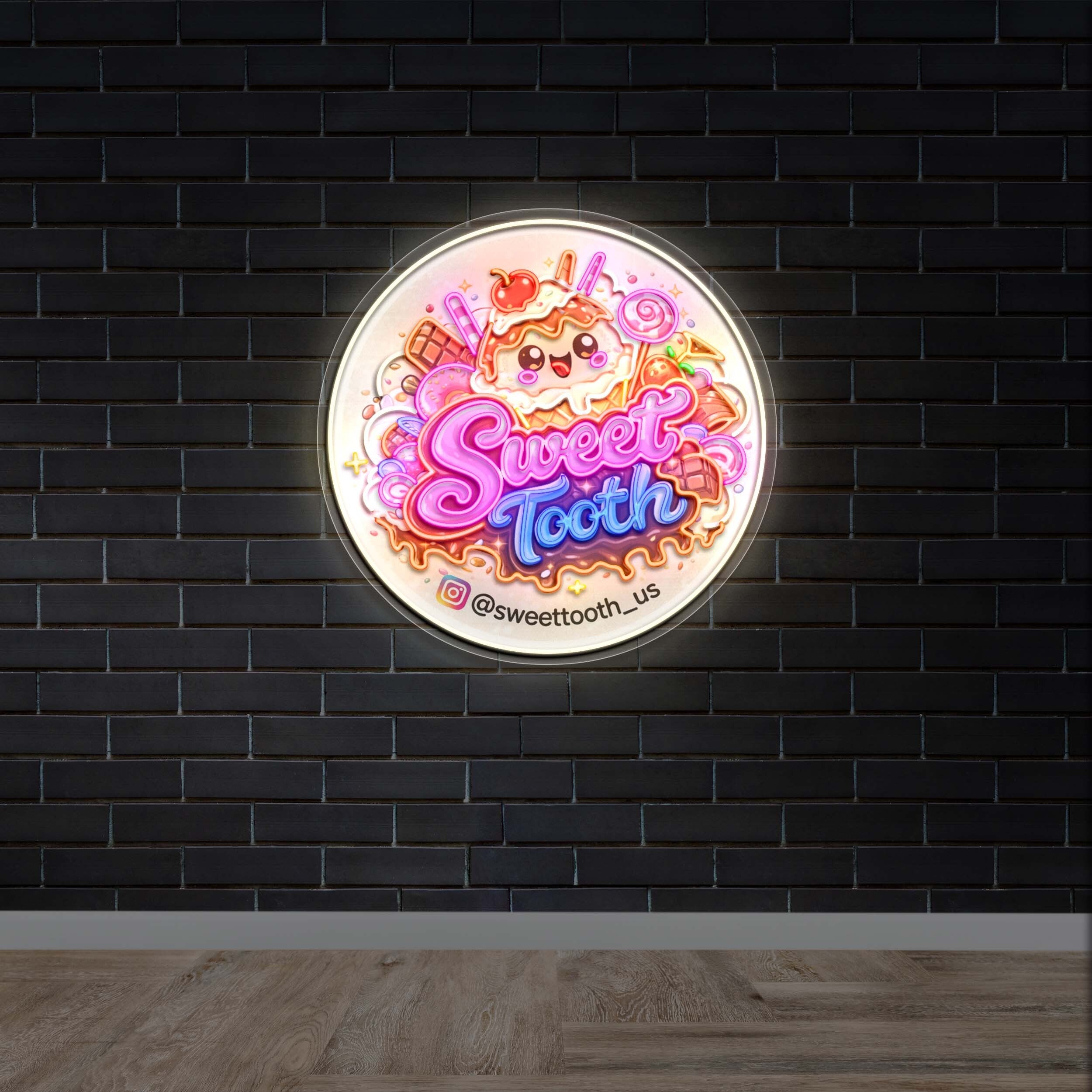 Sweet tooth desserts - Premium Neon Artwork