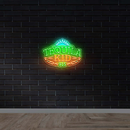 TEQUILA KID - Premium Neon Artwork