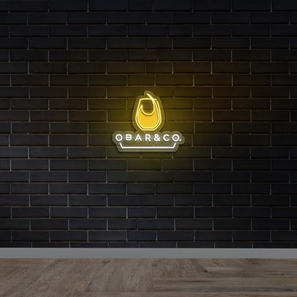 OBAR & CO. - Premium Neon Artwork