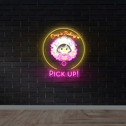 Omy is Baking! - Premium Neon Artwork