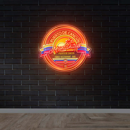 MONTANITAS - Premium Neon Artwork
