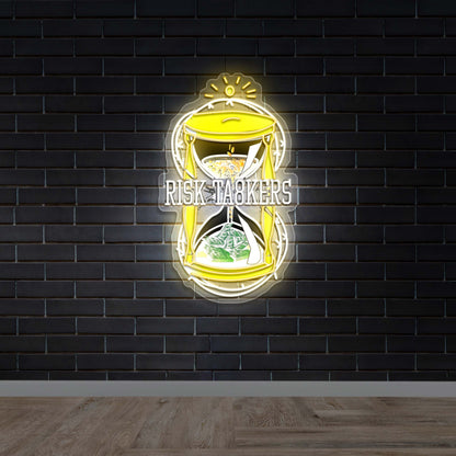 RISK TA8KERS - PREMIUM NEON ARTWORK