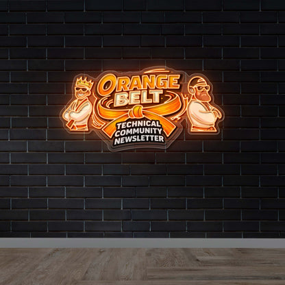 Orange Belt - Premium Neon Artwork