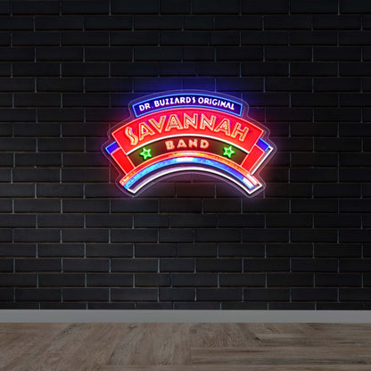 SAVANNAH BAND | 3rd Version - Premium Neon Artwork