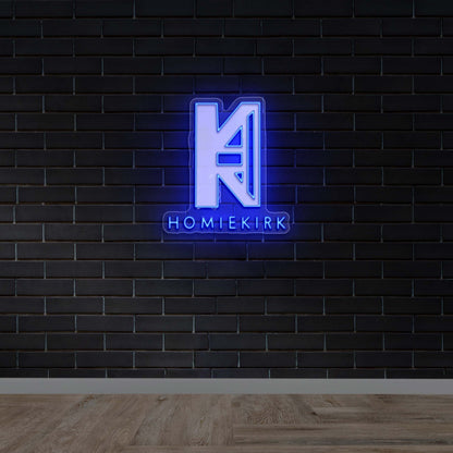 HomieKirk Logo – Premium Neon Artwork