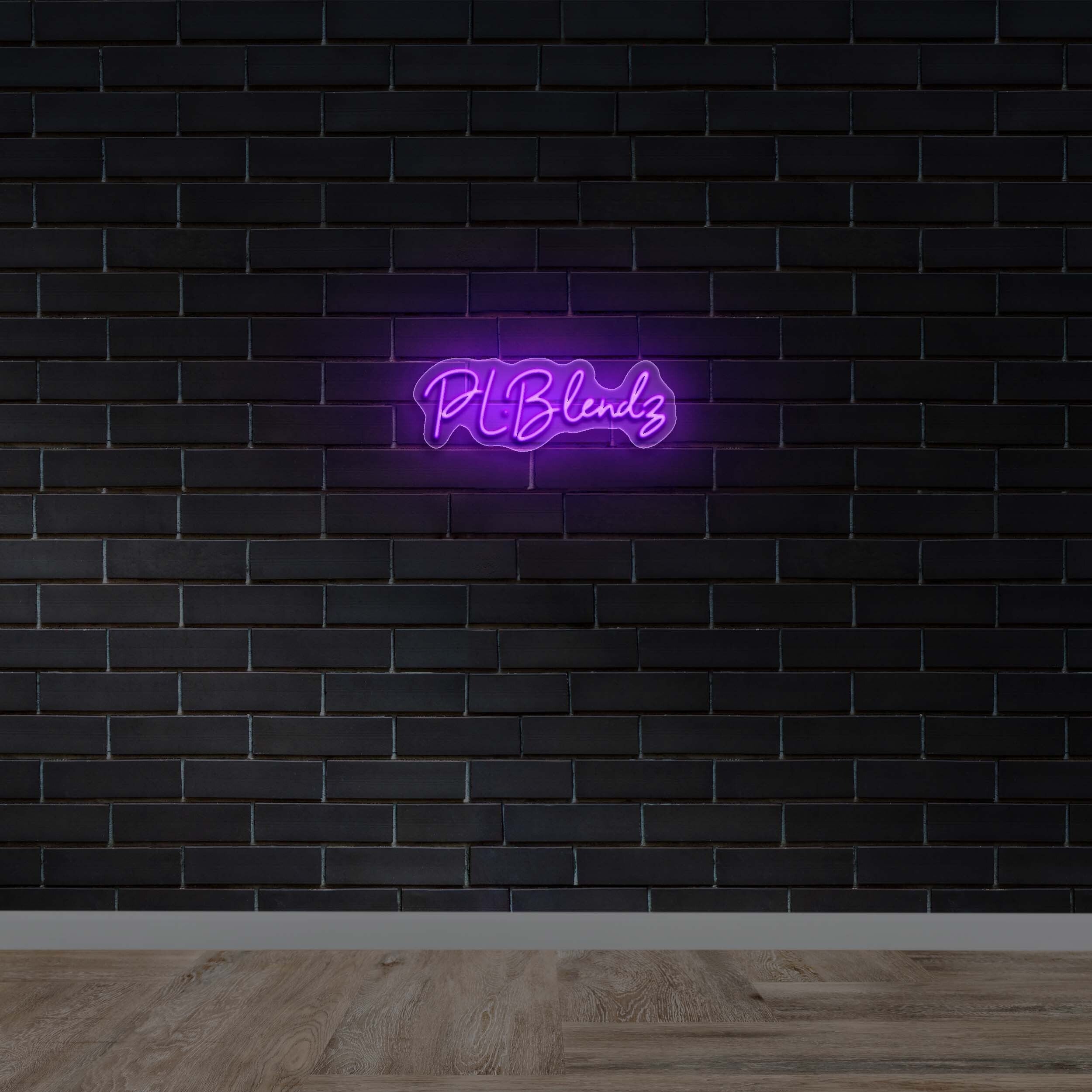 PL BLENDZ | Cursive Font  - Premium Neon Artwork