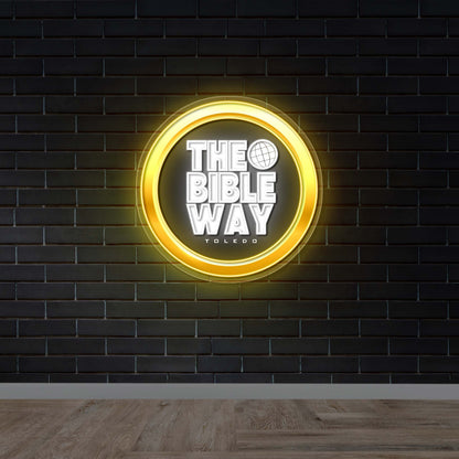 The Bible Way - Premium Neon Artwork