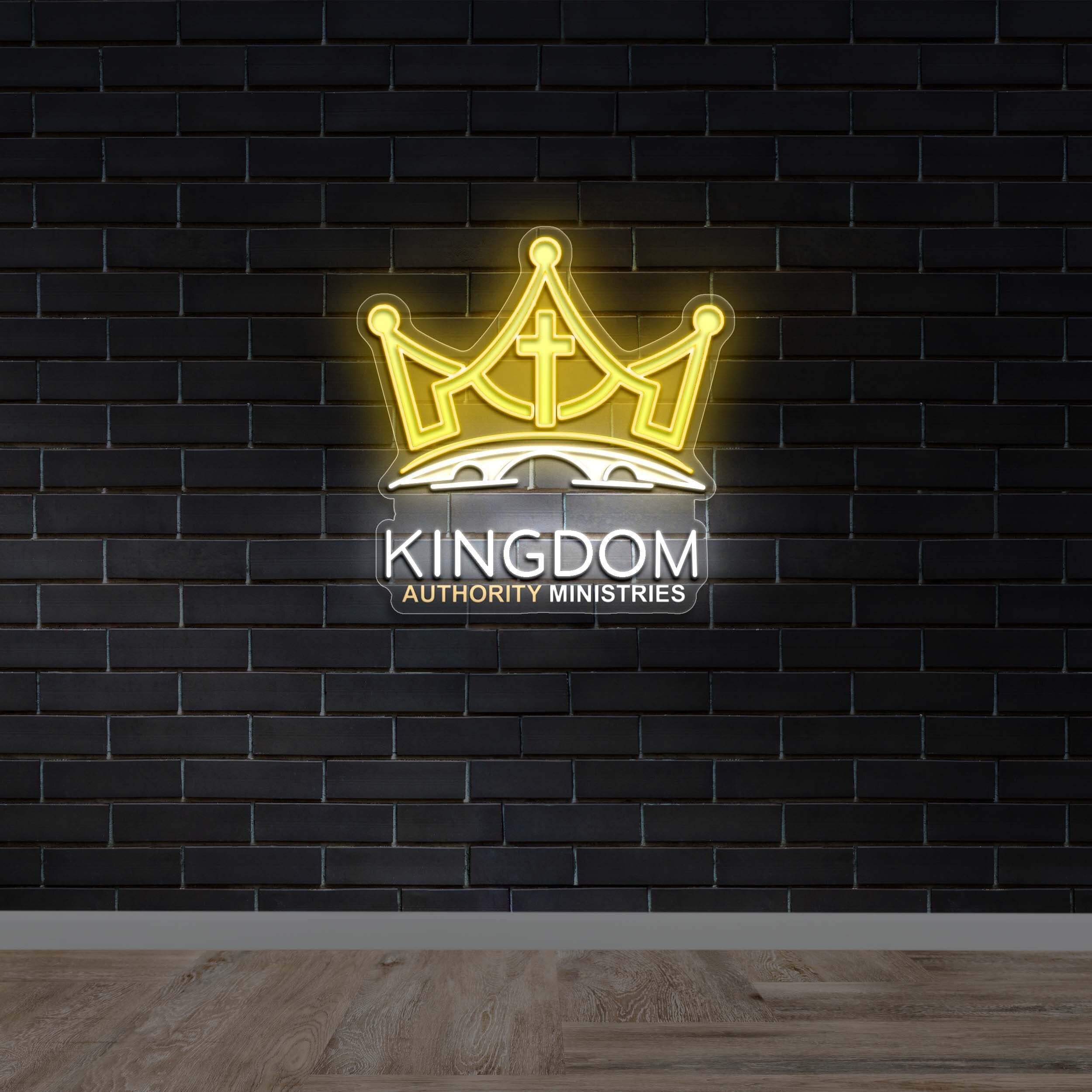 Kingdom Authority Ministries - Premium Neon Artwork