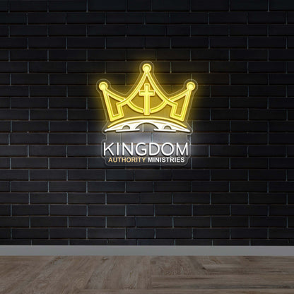 Kingdom Authority Ministries - Premium Neon Artwork