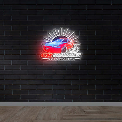 GR Workz Automotive - Premium Neon Artwork