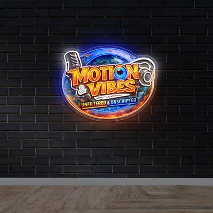 MOTION & VIBES - Premium Neon Artwork
