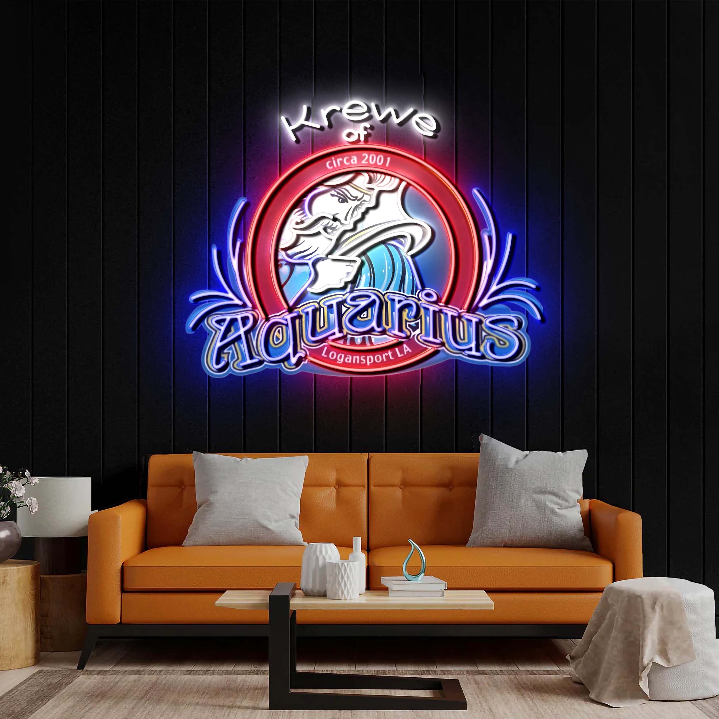 Aquarius - Premium Neon Artwork