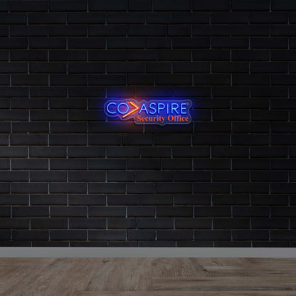 CO ASPIRE Security Office - Premium Neon Artwork
