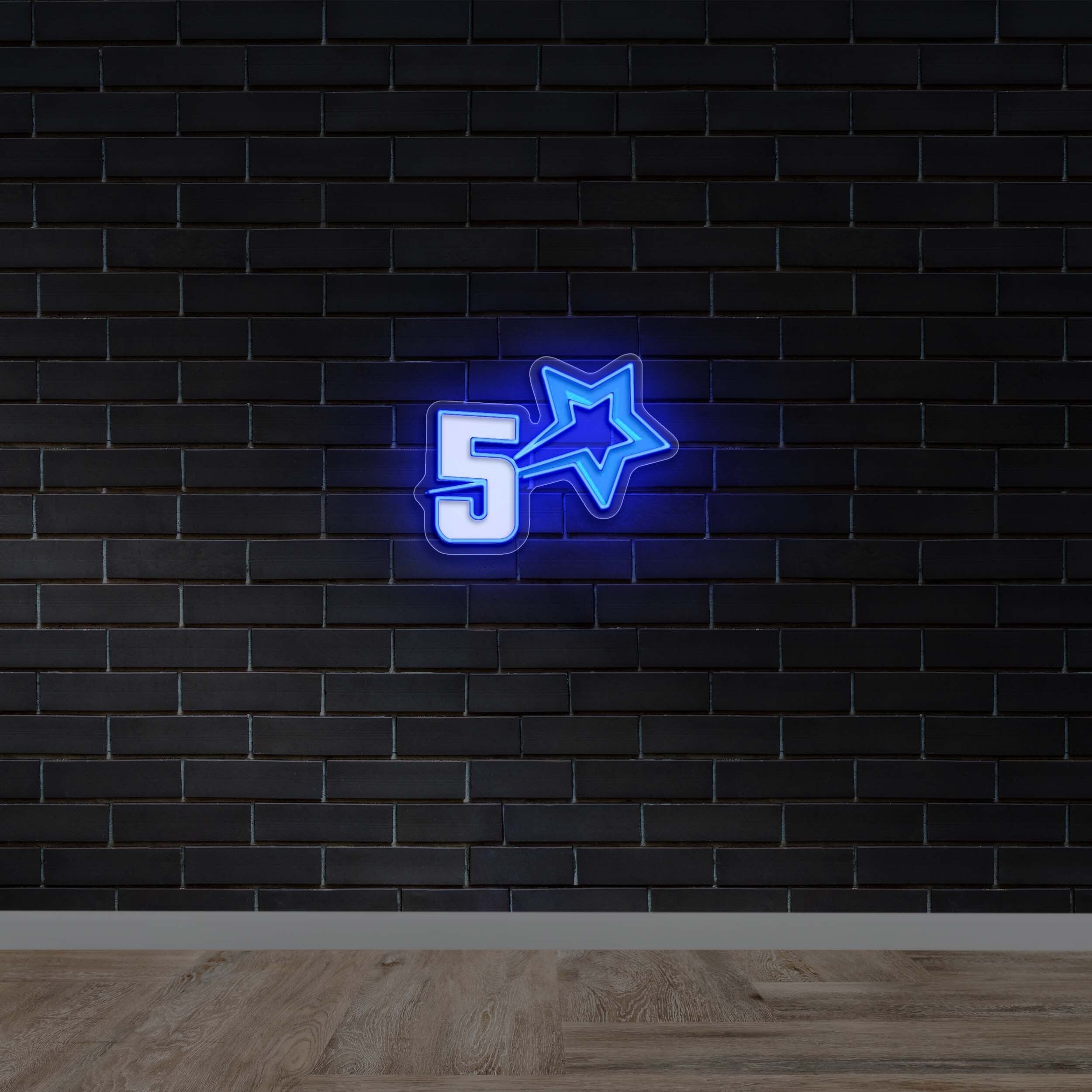 5 Star - Premium Neon Artwork