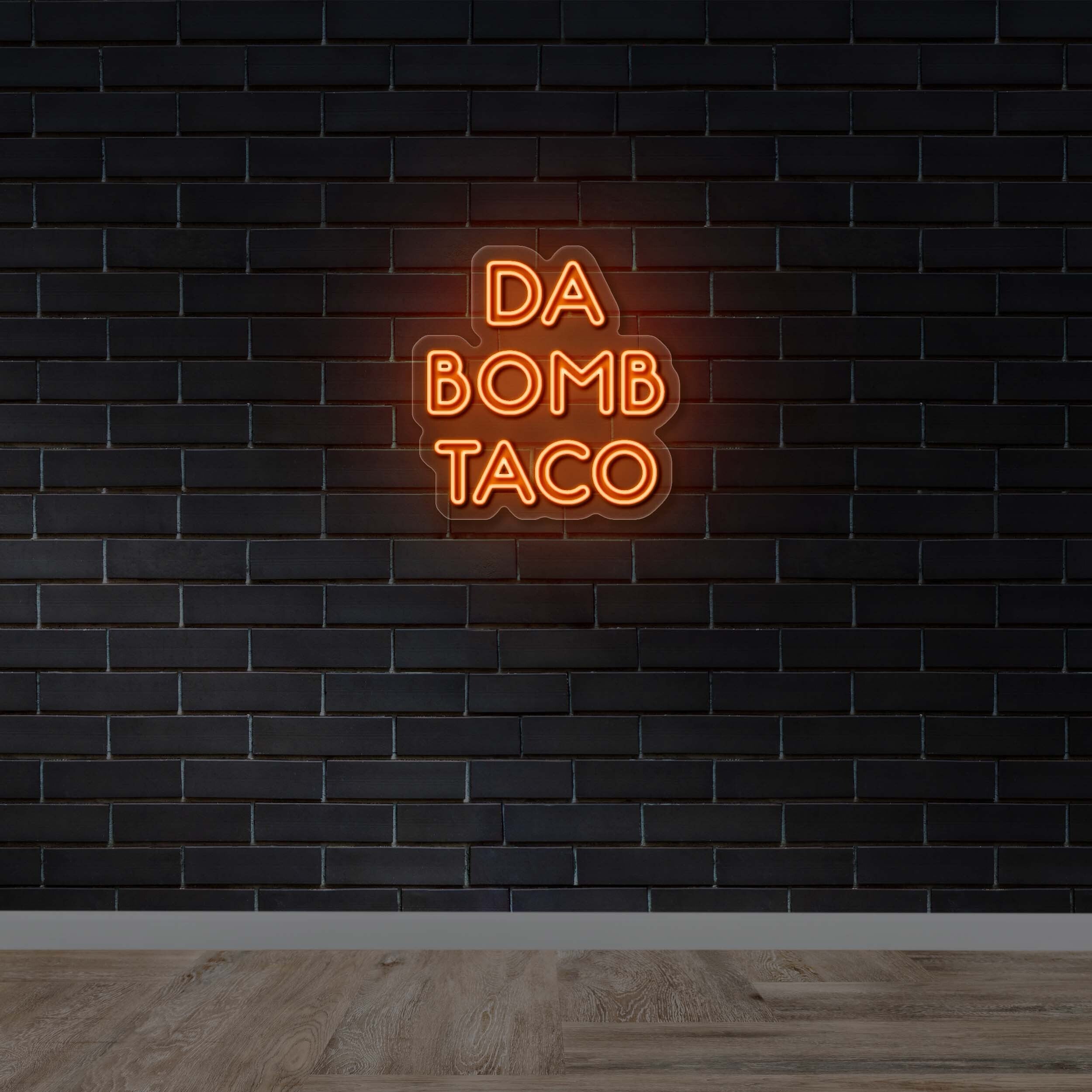 DA BOMB TACO - Premium Neon Artwork